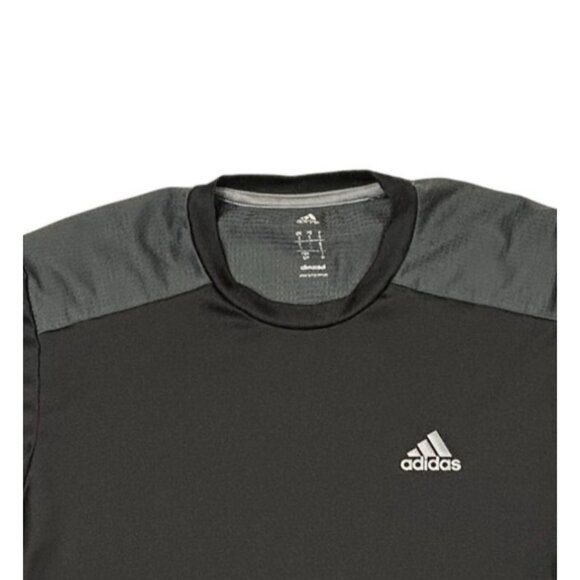 Adidas Mens Athletic T-Shirt With Stripe Design & Logo Lightweight Size S - Picture 3 of 7